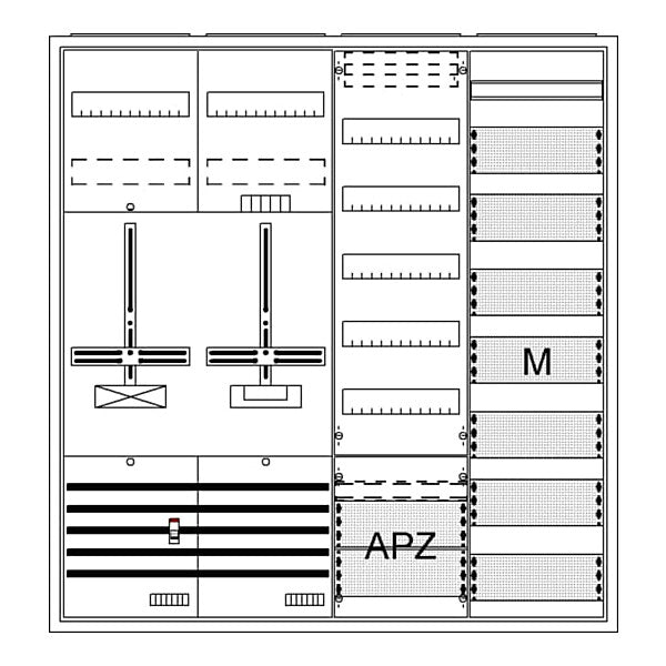 STRIEBEL & JOHN Komplettschrank AP3Pkt.A471Z1S1V7M1A DA47GE